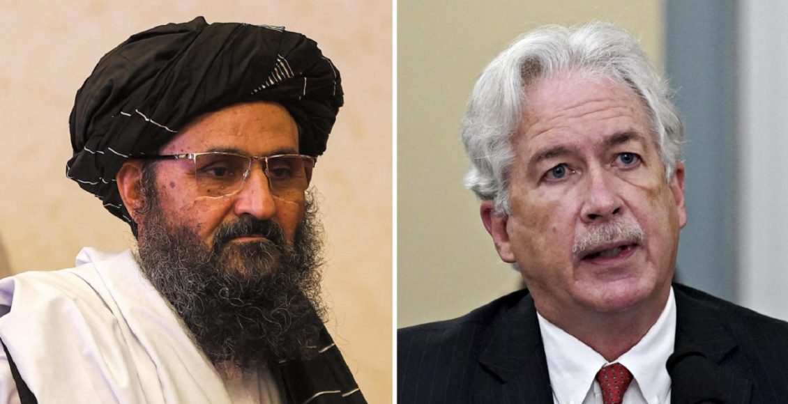 Secret Meeting Held In Kabul Between Abdul Ghani Baradar, Taliban leader, And William Burns